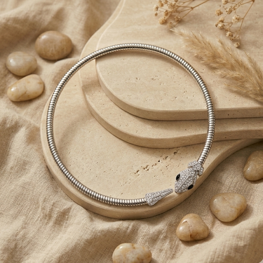 Blingy Snake Necklace