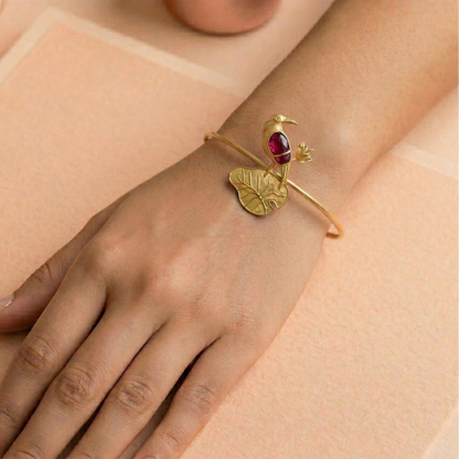 Ruby Toned Adjustable Bracelet