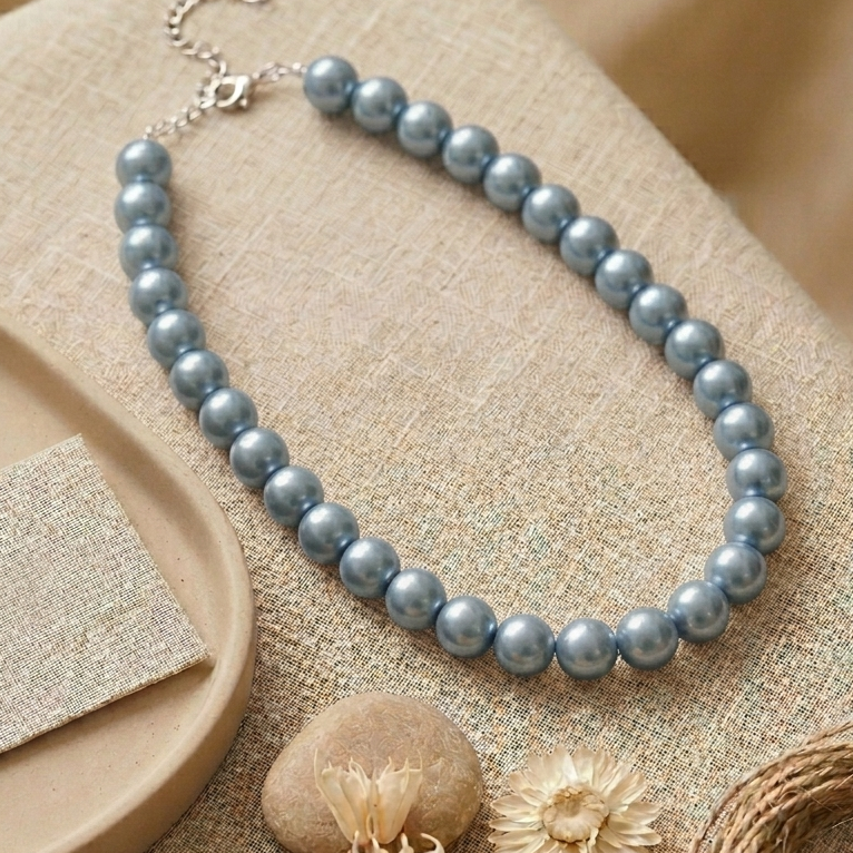 Bhavya Pastel Pearl Necklace