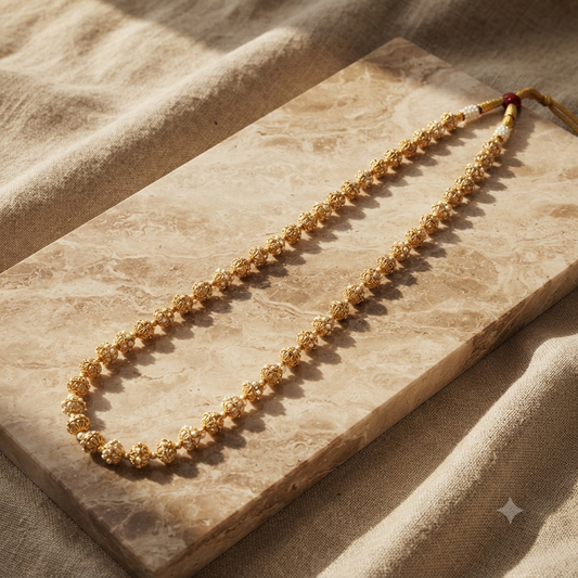 Rubans  Gold Plated Necklace