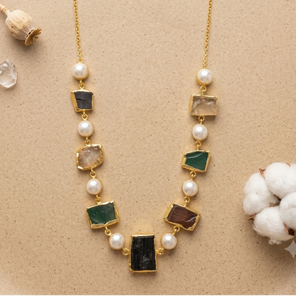 Multicolor Stone Necklace