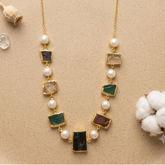 Multicolor Stone Necklace