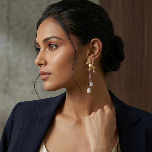 Birdy Tassel Earrings