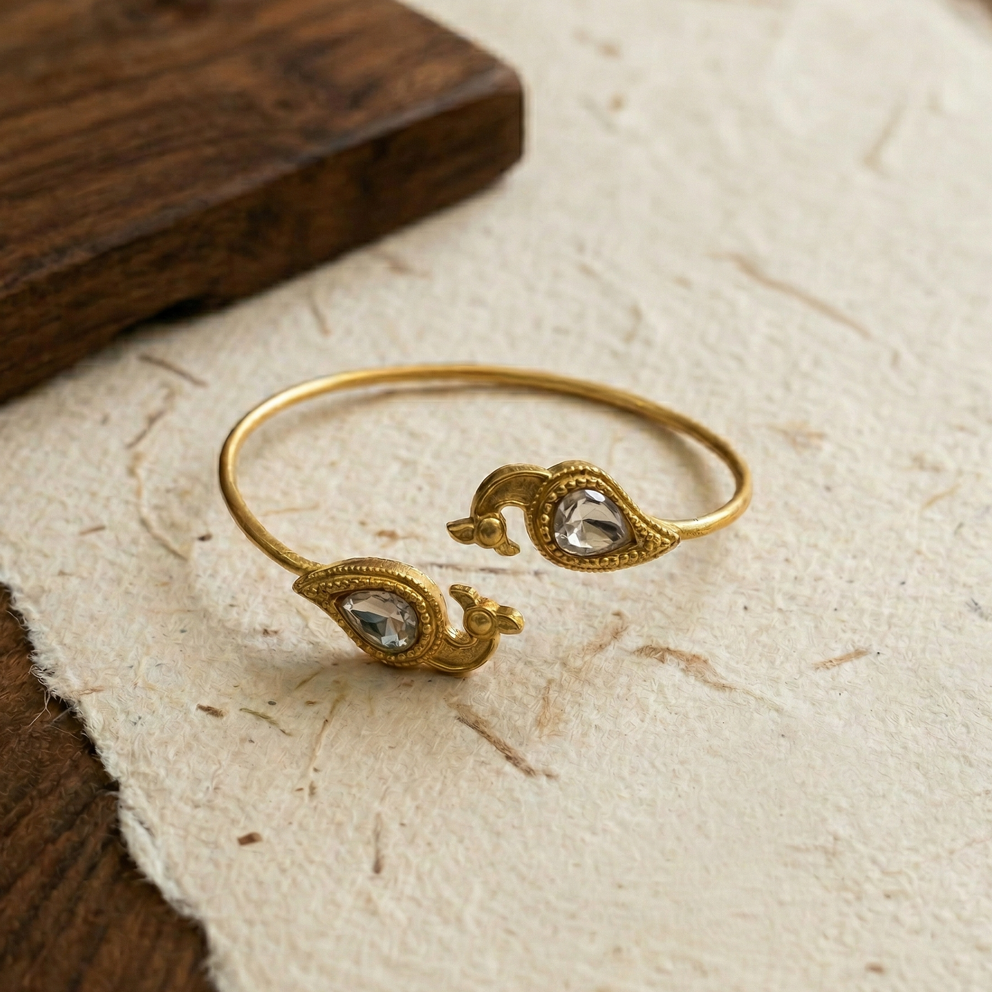 Polki Swan Bracelet
