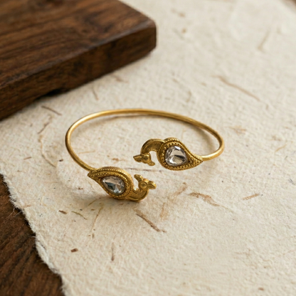 Polki Swan Bracelet