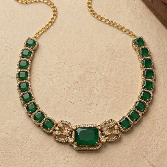 Zarina Emerald Choker