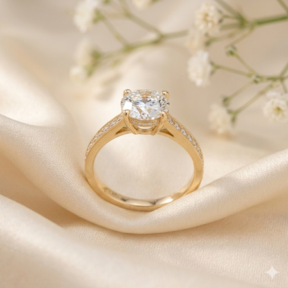 gold stone golden ring