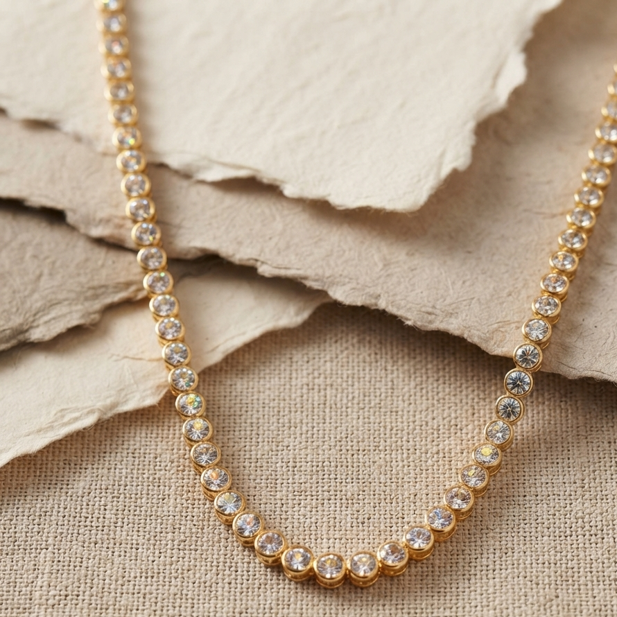Petite Polki Necklace
