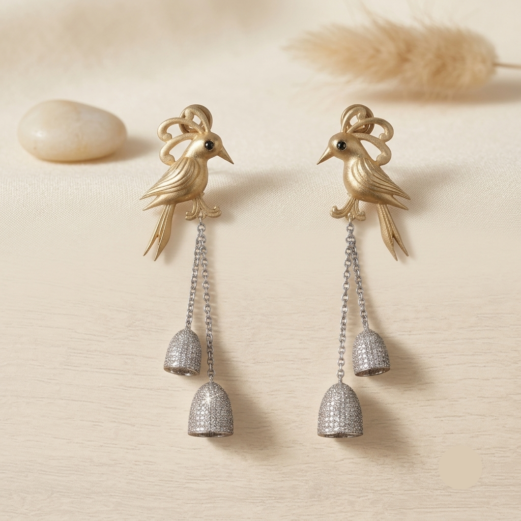 Birdy Tassel Earrings