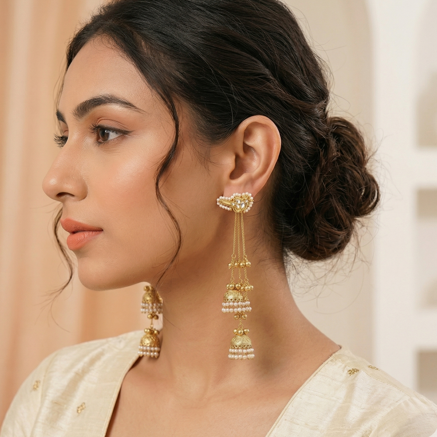 Birdy Kashmiri Earrings