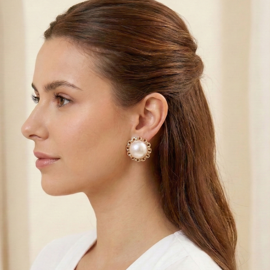 Ritvi Pearl Studs