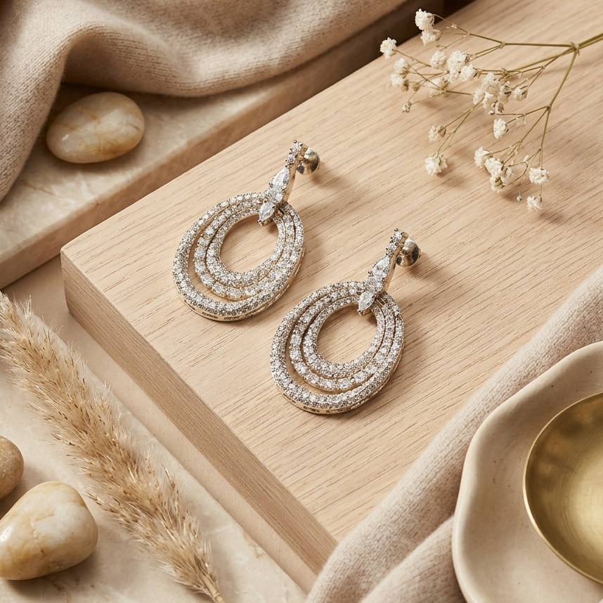 Ridhvi Zirconia Earrings