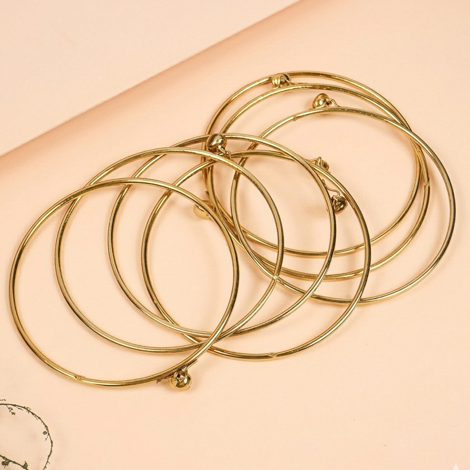 Antique Toned Bangles Stack