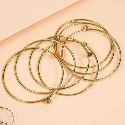 Antique Toned Bangles Stack