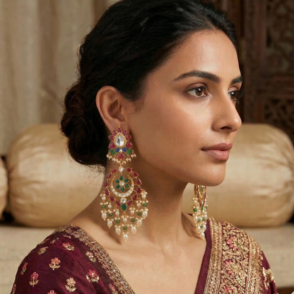 Aishaa Chandbali Earrings