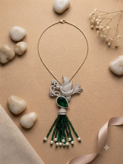 Green Bird Necklace