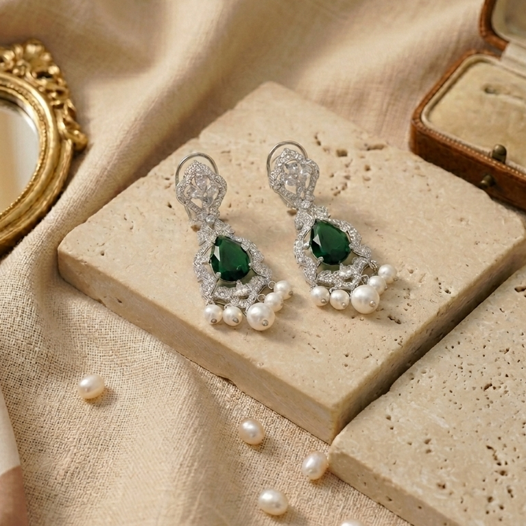 Mairaa Pearl Drop Earrings