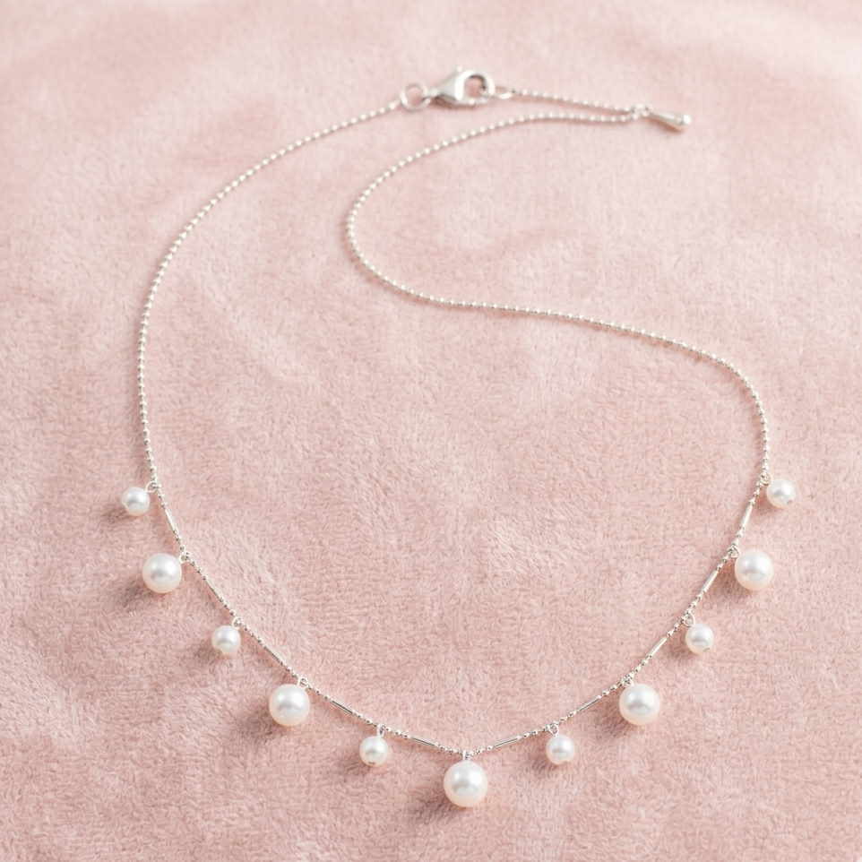 Kia Pearl Drop Necklace