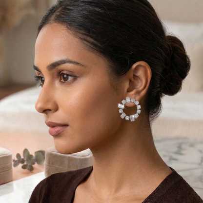 Semi Hoop Earrings