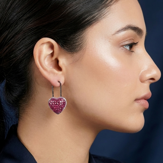 Selene Heart Shaped Earrings
