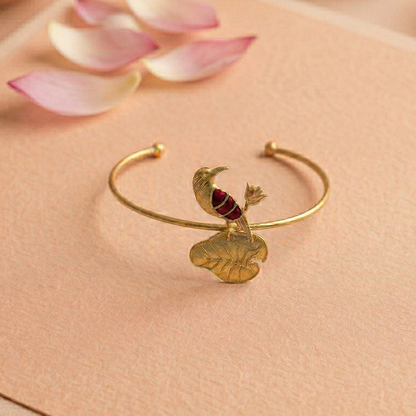 Ruby Toned Adjustable Bracelet