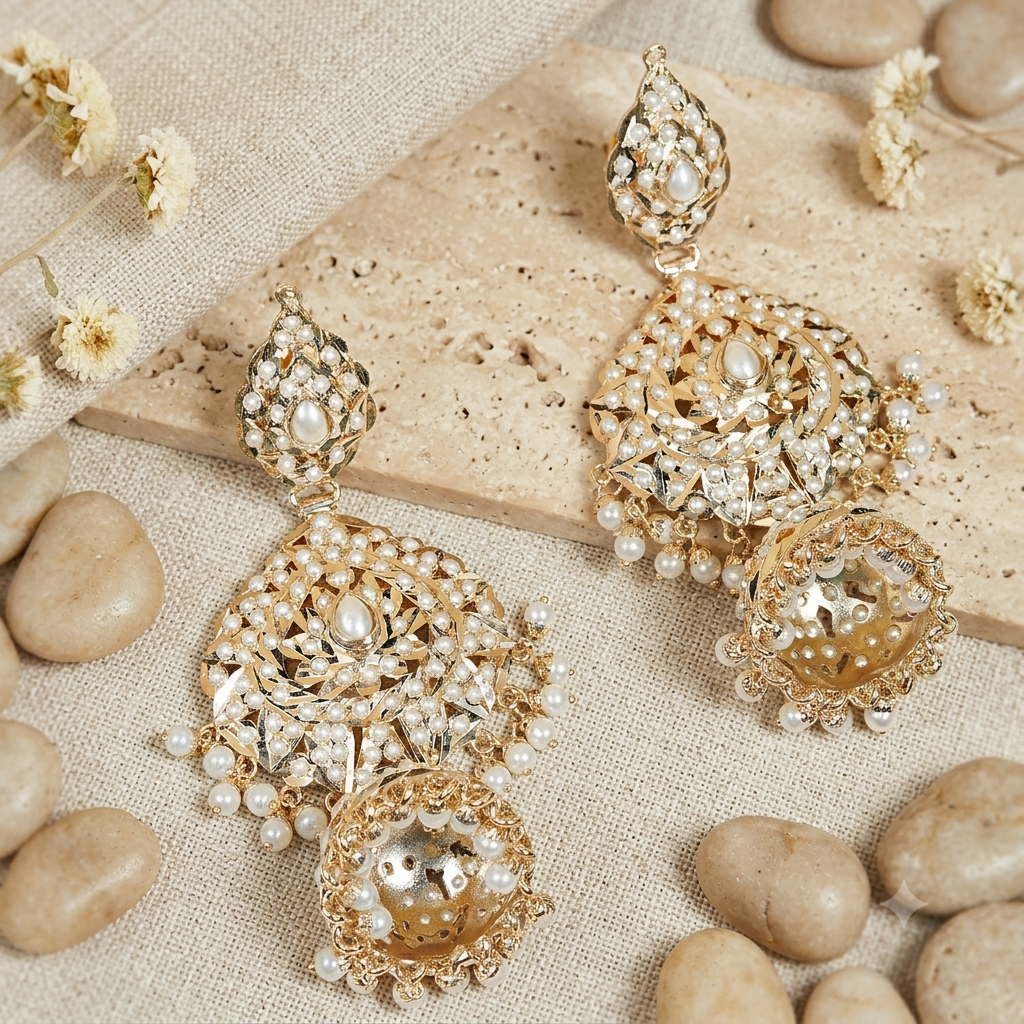 Rashida Chandbali Earrings