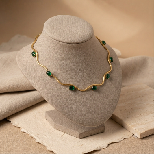 Green Stone Necklace