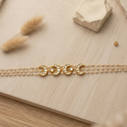 Chand Wala Choker Necklace Set with Earrings