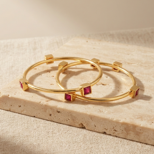 Gold Plated Bangles