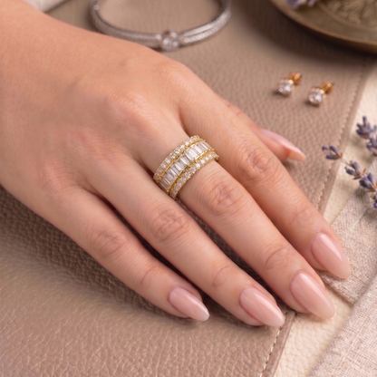 Kimisha Broad Band Ring