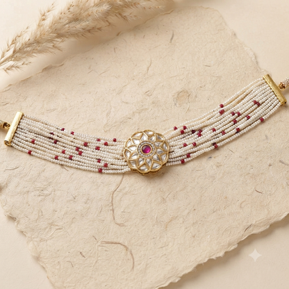 Mishika Kundan Choker Necklace