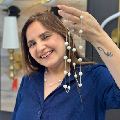 Sumeera Pearl Chain Necklace