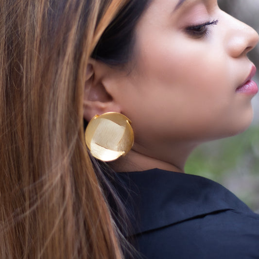 Modern Embossed Earrings