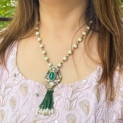 Victorian Drop Tassel Necklace