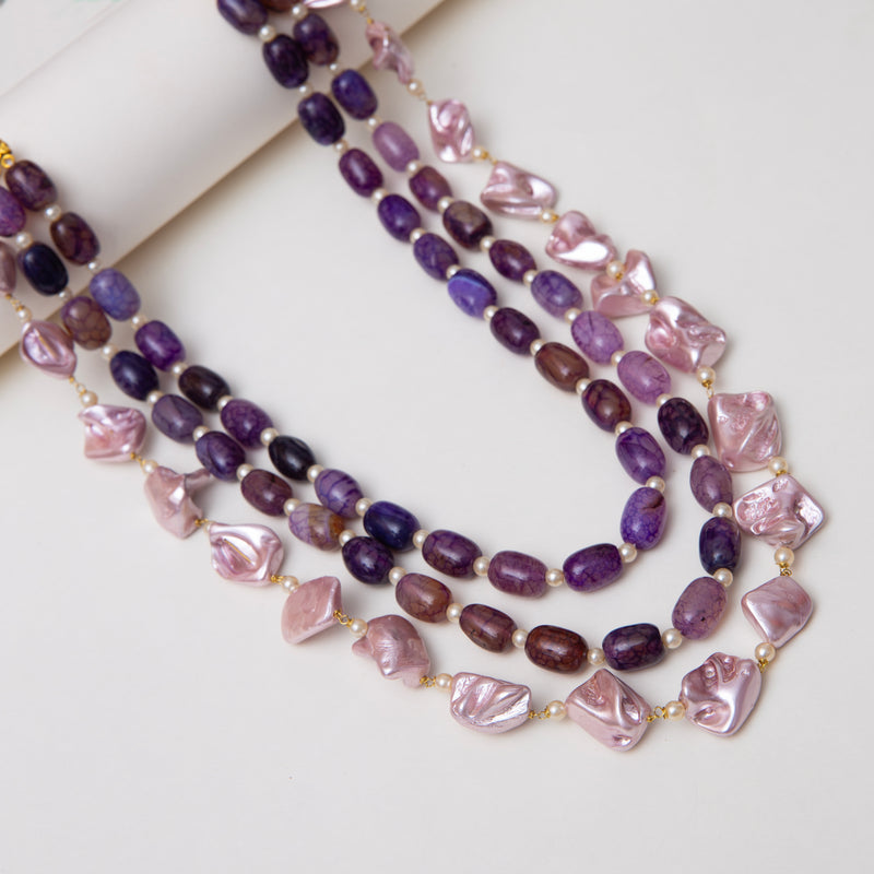 Afiyaah Layered Beads Necklace