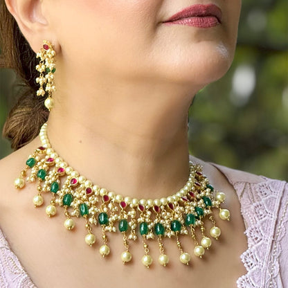 Multicoloured Choker Necklace