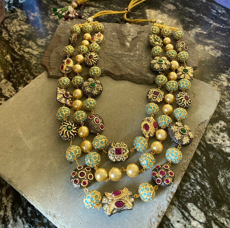 Iqraar Beads Necklace Set