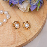 Misha Pearl Studs
