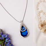 Blue Stone Pendant Necklace