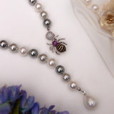 Ladybird Brooch Necklace