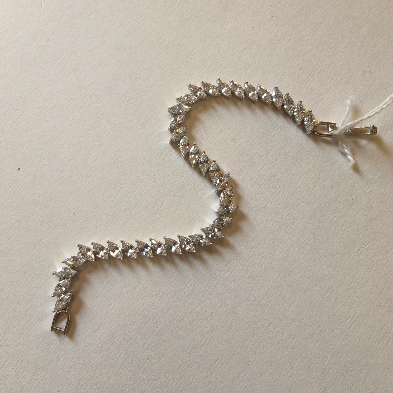 Marquis Zirconia Tennis Bracelet