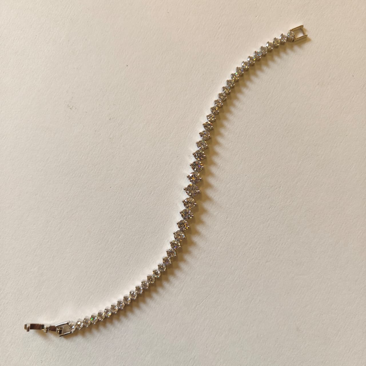 Silver Grading tenis Braclets