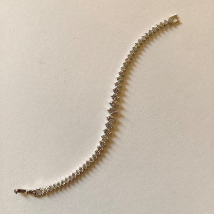 Silver Grading tenis Braclets