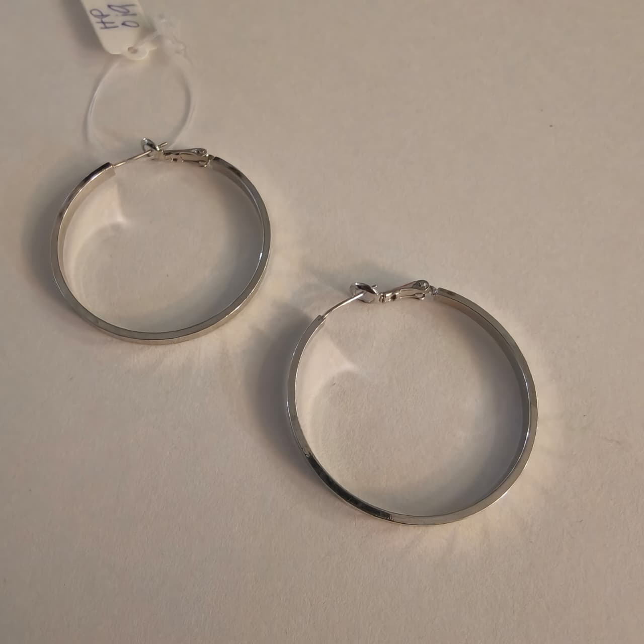 Plain Silver hoops