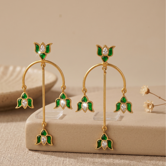 Green Earring