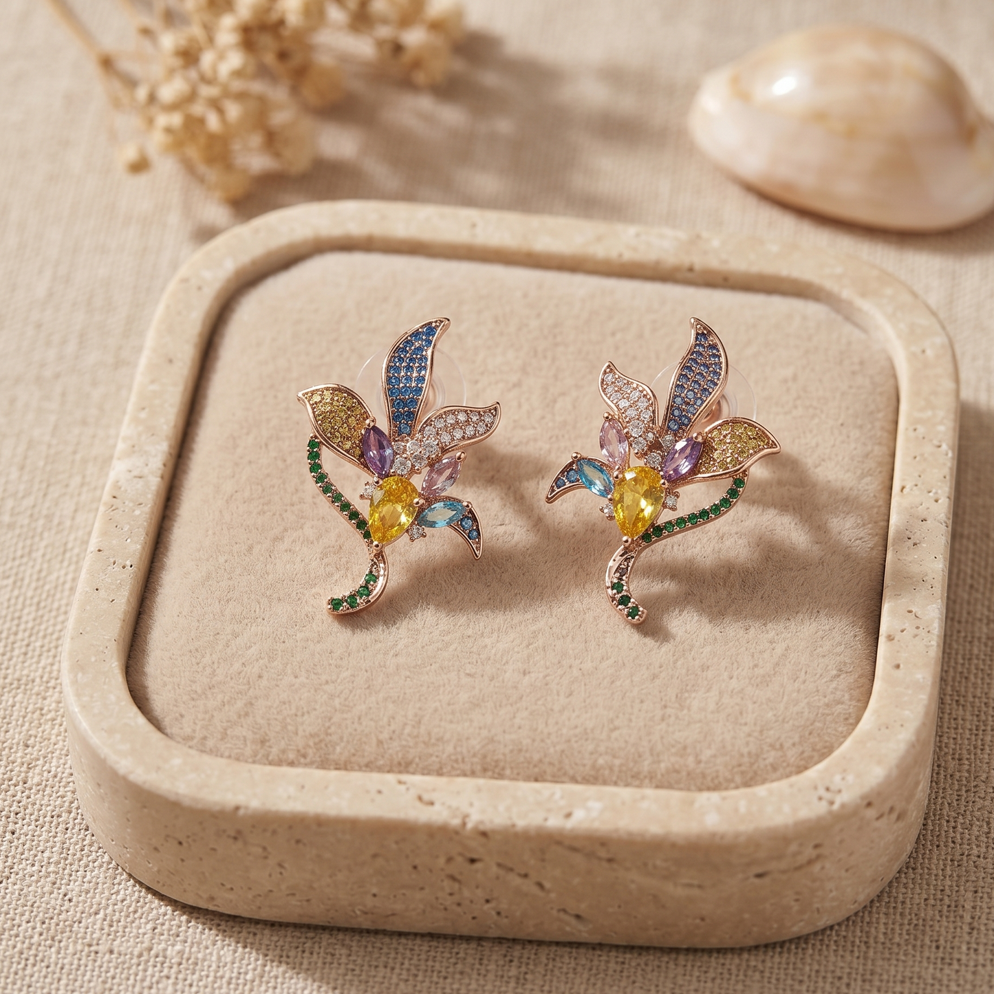 Flower Multi-Glow Earring