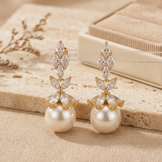 Pearl earrings