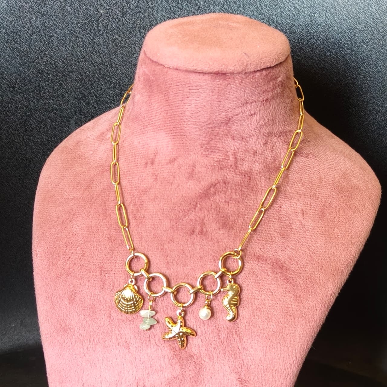 Ocean Charms Chain Necklace