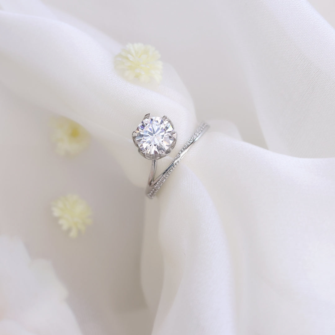 Sleek Solitaire Ring