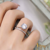 Sleek Solitaire Ring